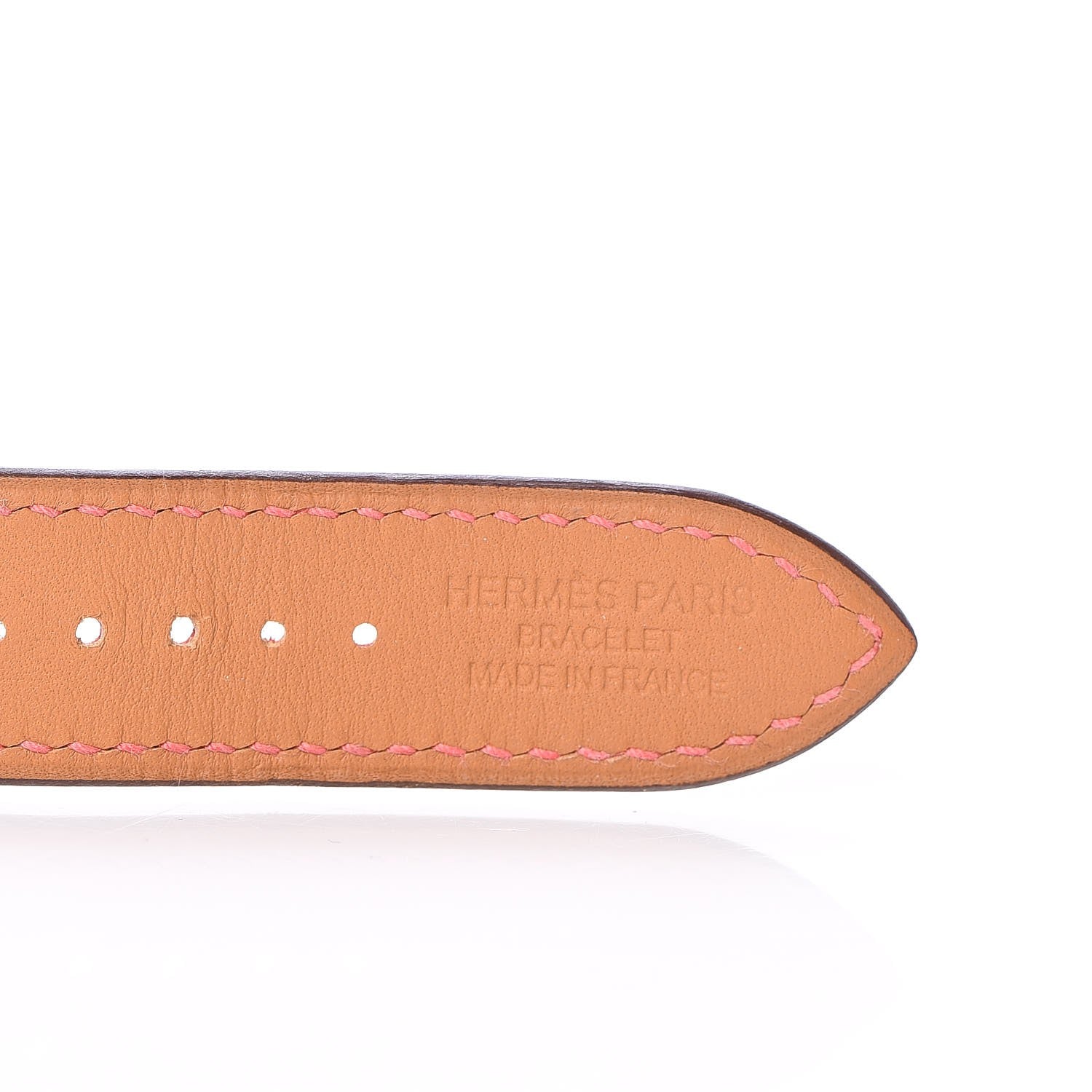 Hermes Epsom 38mm Apple Watch Double Tour Band Rose Jaipur 3 of 13