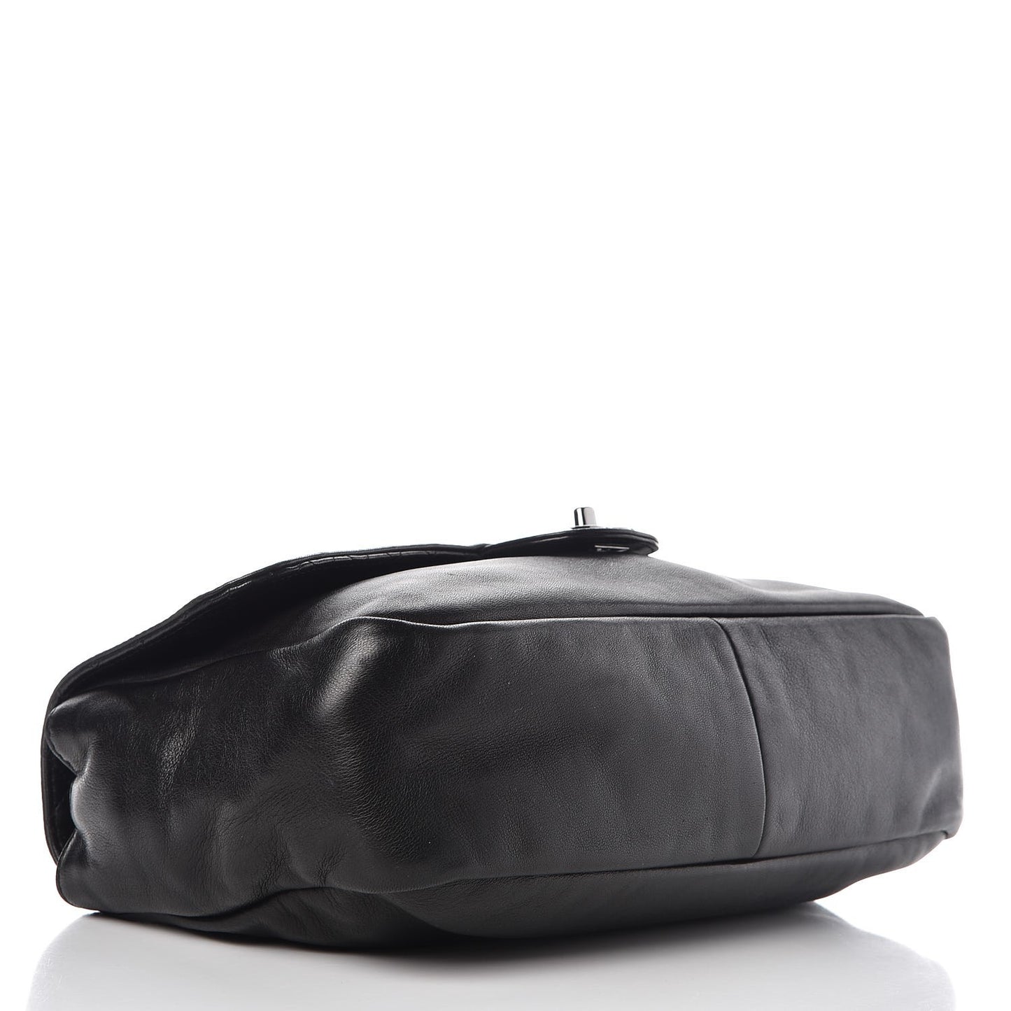 Lambskin Medium Soft and Chain Flap Black