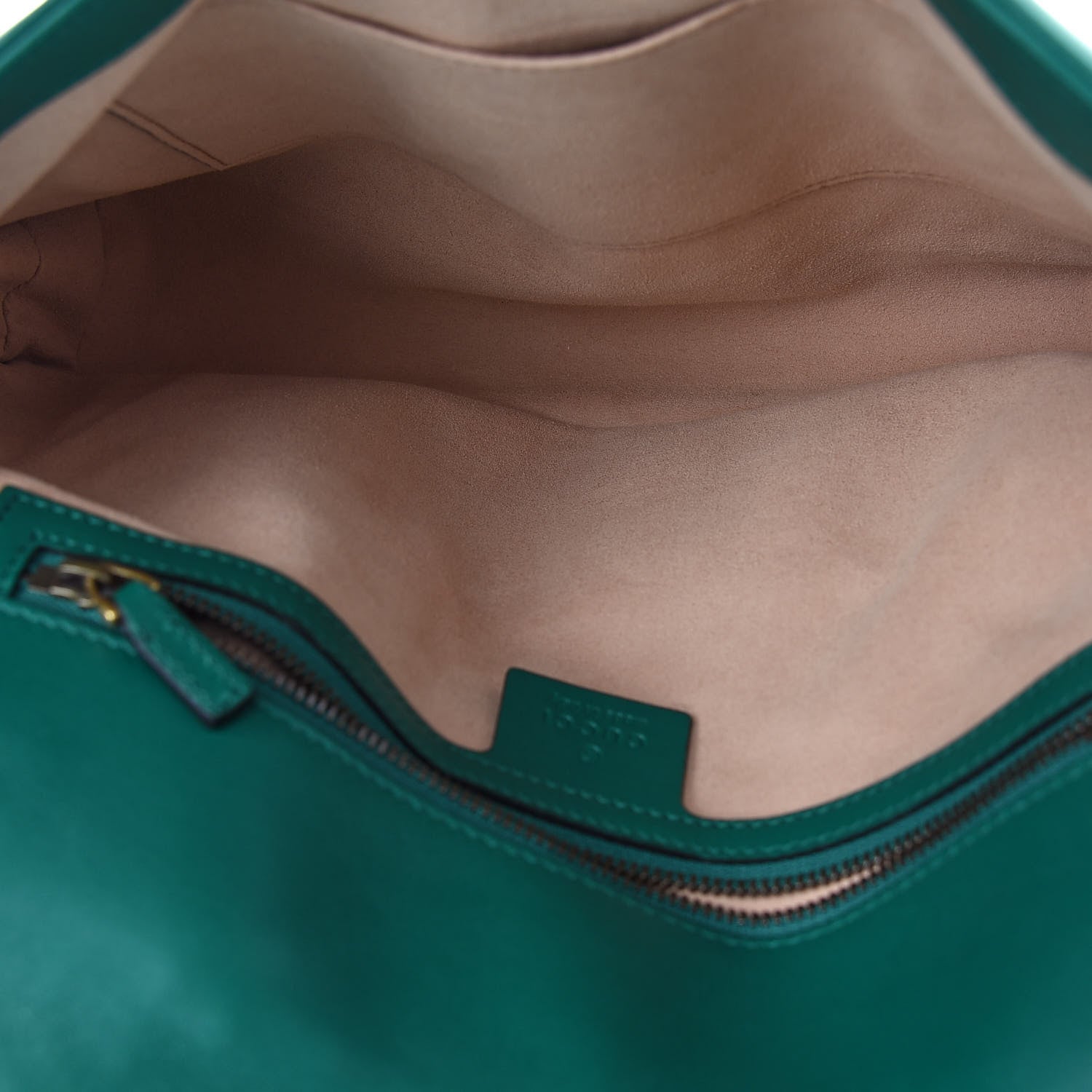 Gucci Calfskin Matelasse Medium GG Marmont Shoulder Bag Emerald Green 5 of 9