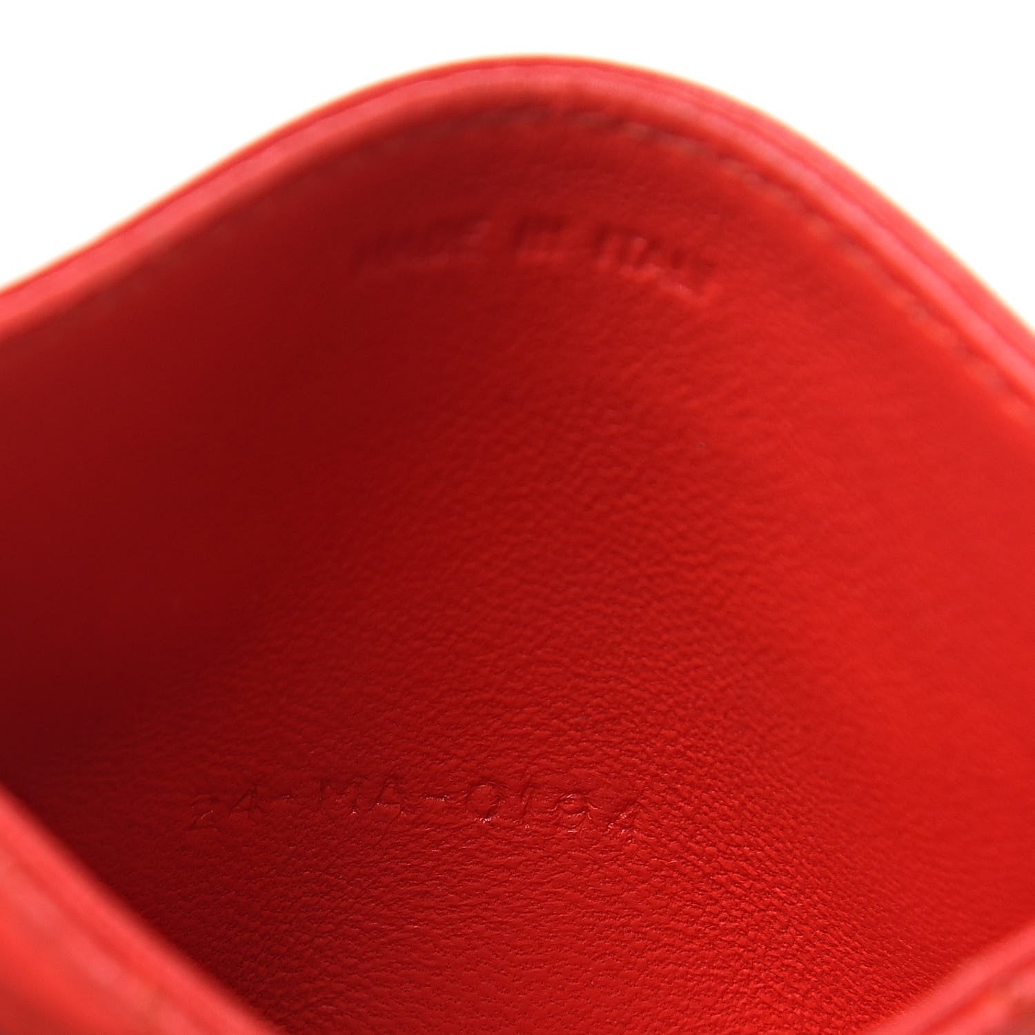Christian Dior Lambskin Cannage Lady Dior Card Holder Red 7 of 11