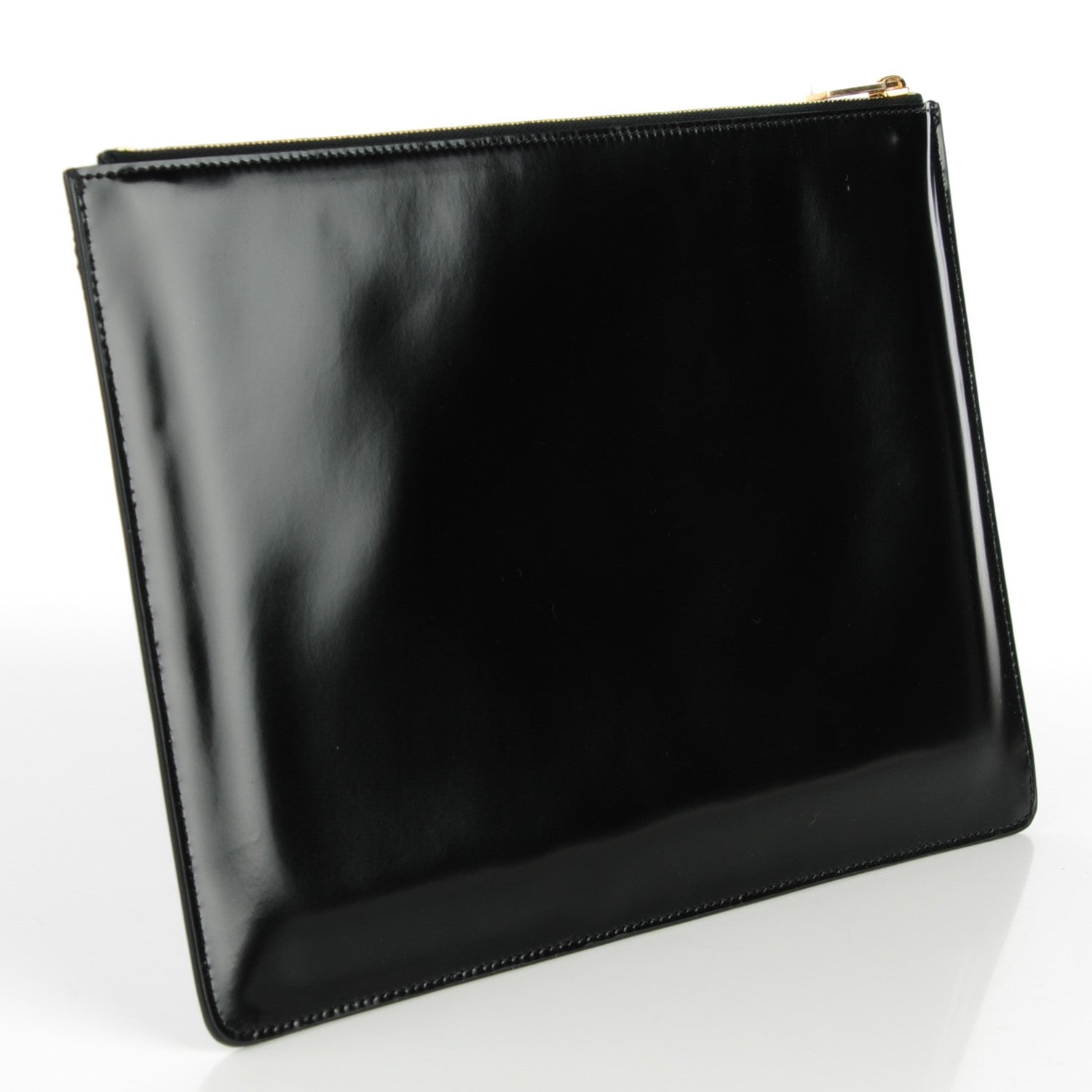Celine Spazzolato Calfskin Clutch Black 3 of 8
