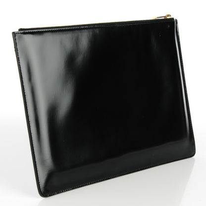 Celine Spazzolato Calfskin Clutch Black 3 of 8