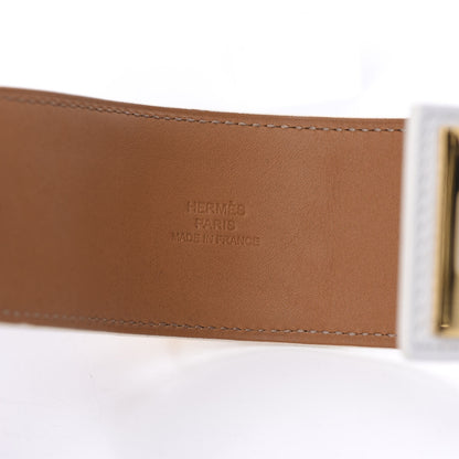 Hermes Epsom Collier de Chien CDC Bracelet S White 4 of 7