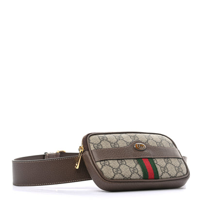 Gucci GG Supreme Monogram Ophidia Belted iPhone Case 85 34 Dark Brown 4 of 8