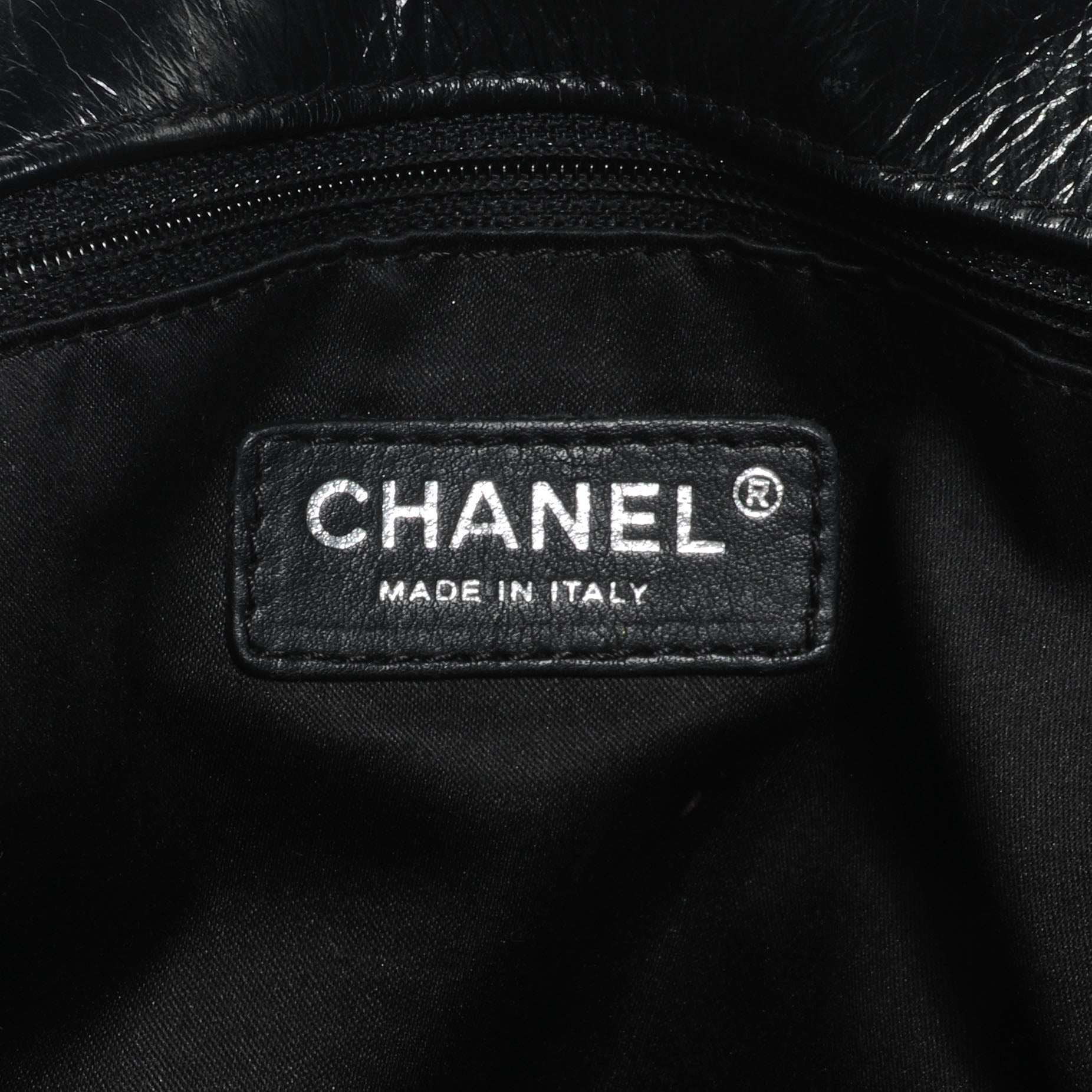 Chanel Glazed Calfskin Twisted Maxi Flap Black 6 of 7