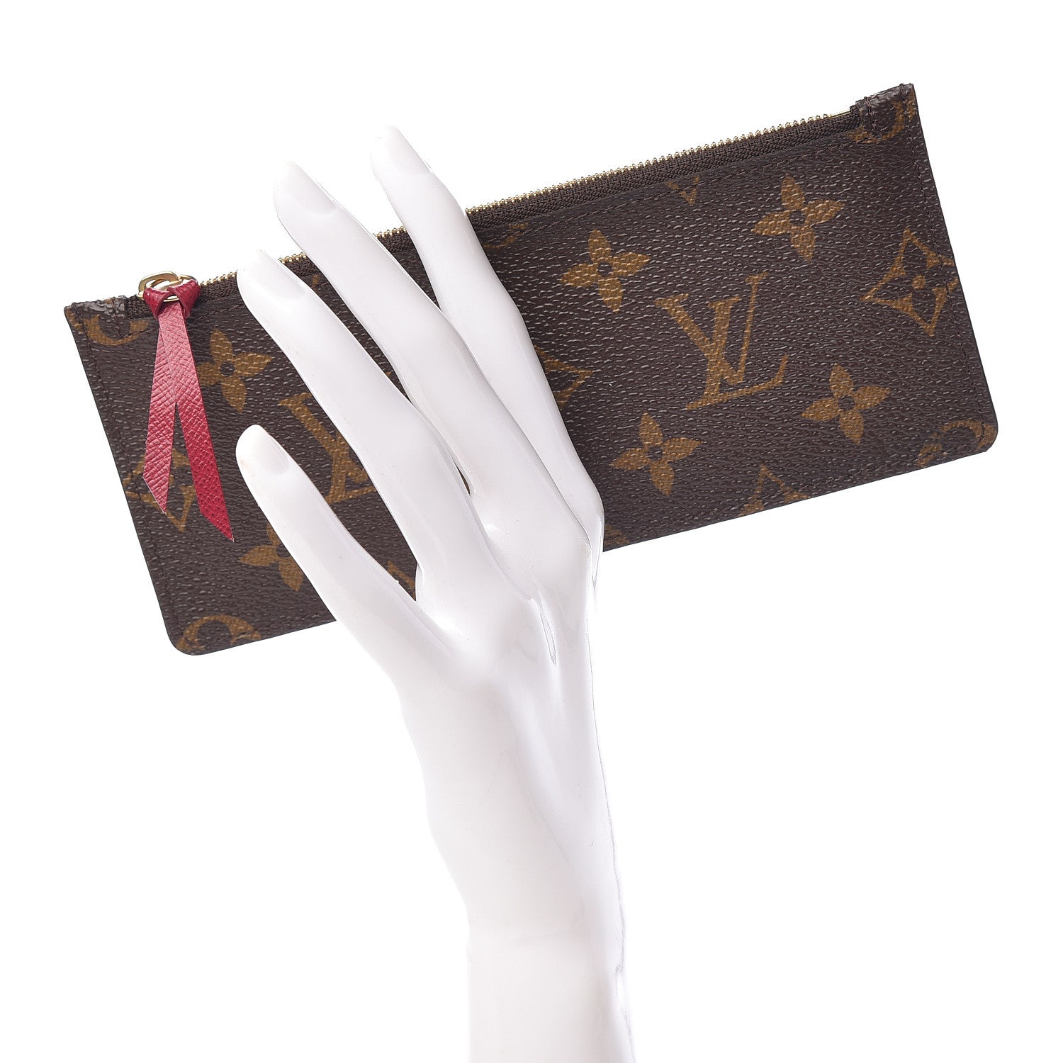 Louis Vuitton Monogram Josephine Wallet Zippered Insert Fuchsia 2 of 6