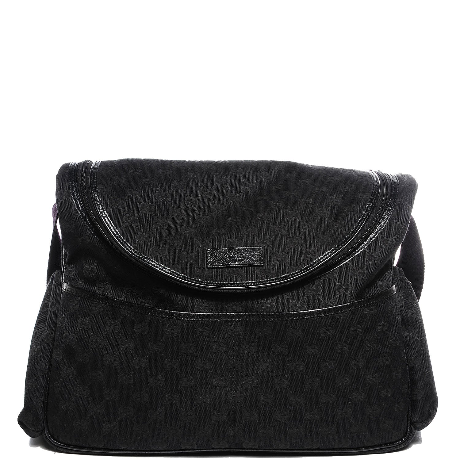 Gucci Monogram Large Diaper Bag Black 1 of 10