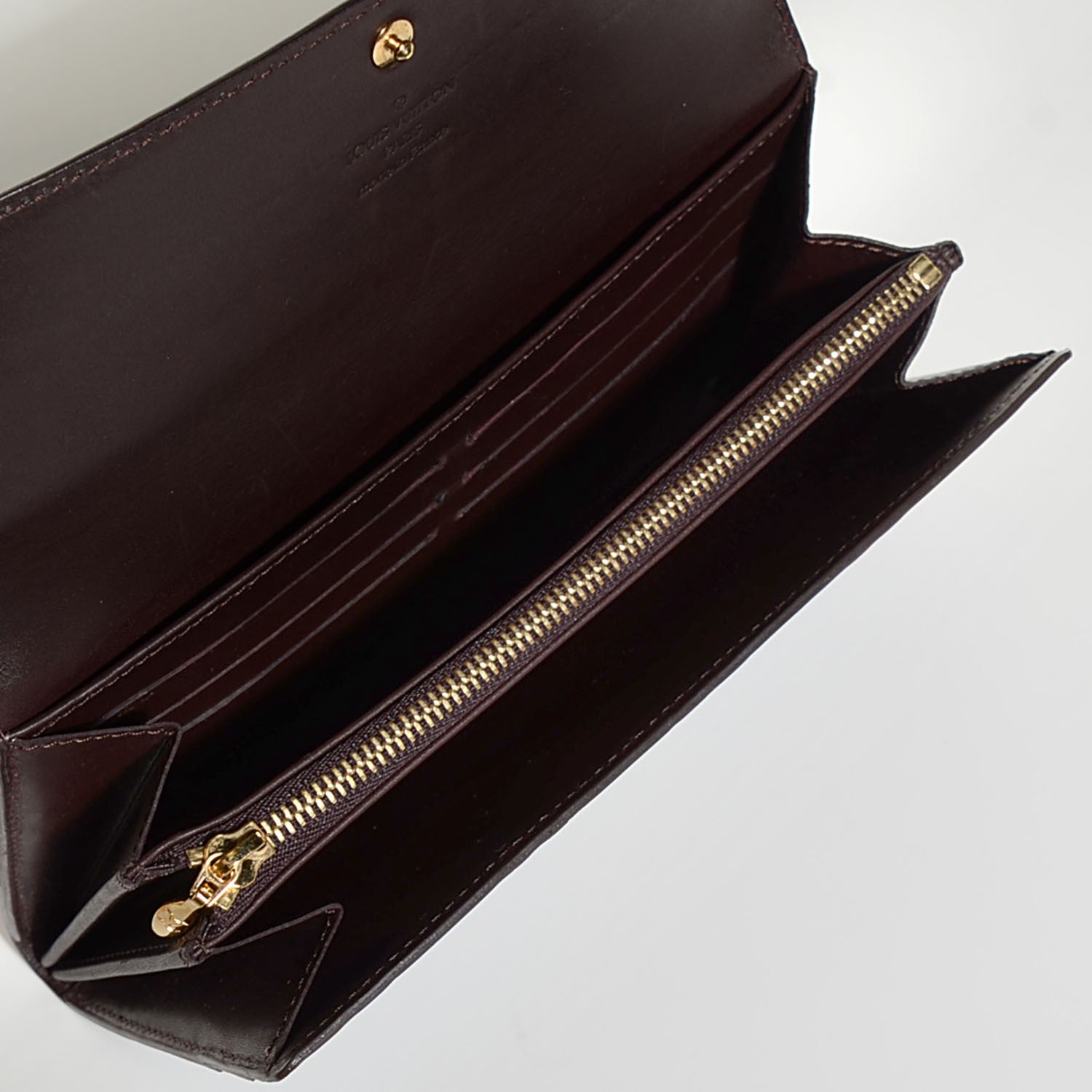 Louis Vuitton Vernis Sarah Wallet Amarante 5 of 7