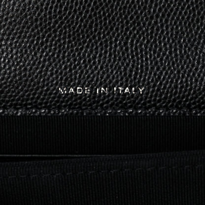 Chanel Caviar Quilted Pick Me Up Clutch With Chain Black 7 of 14