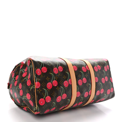 Louis Vuitton Monogram Cerises Keepall 45 3 of 10