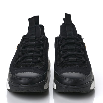 Chanel Velvet Calfskin Mixed Fibers CC Sneakers 37 Black 2 of 7