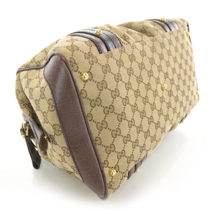 Gucci Monogram Interlocking Medium Boston Ebony 4 of 8