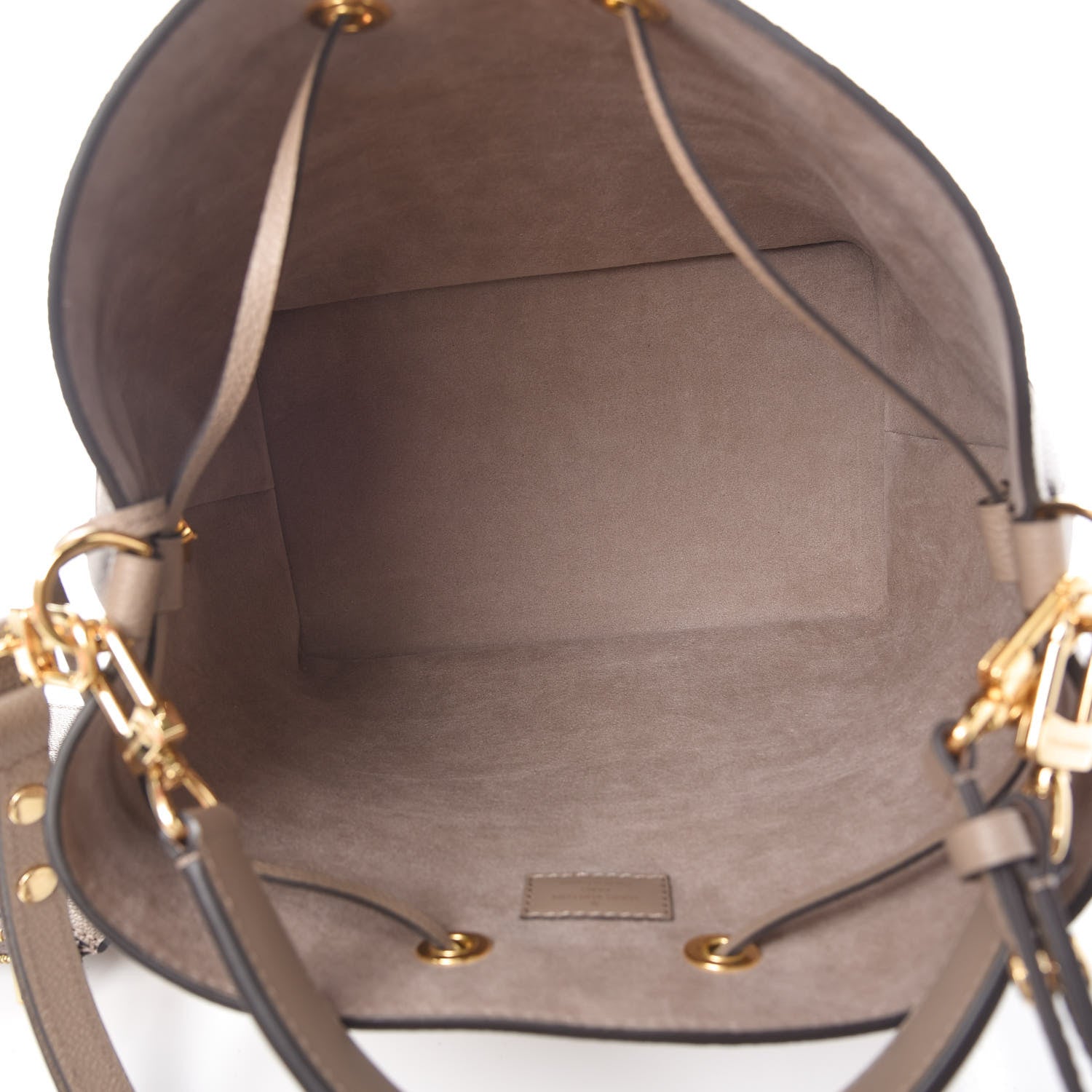 Louis Vuitton Empreinte Monogram Giant Neonoe MM Tourterelle Creme 5 of 10