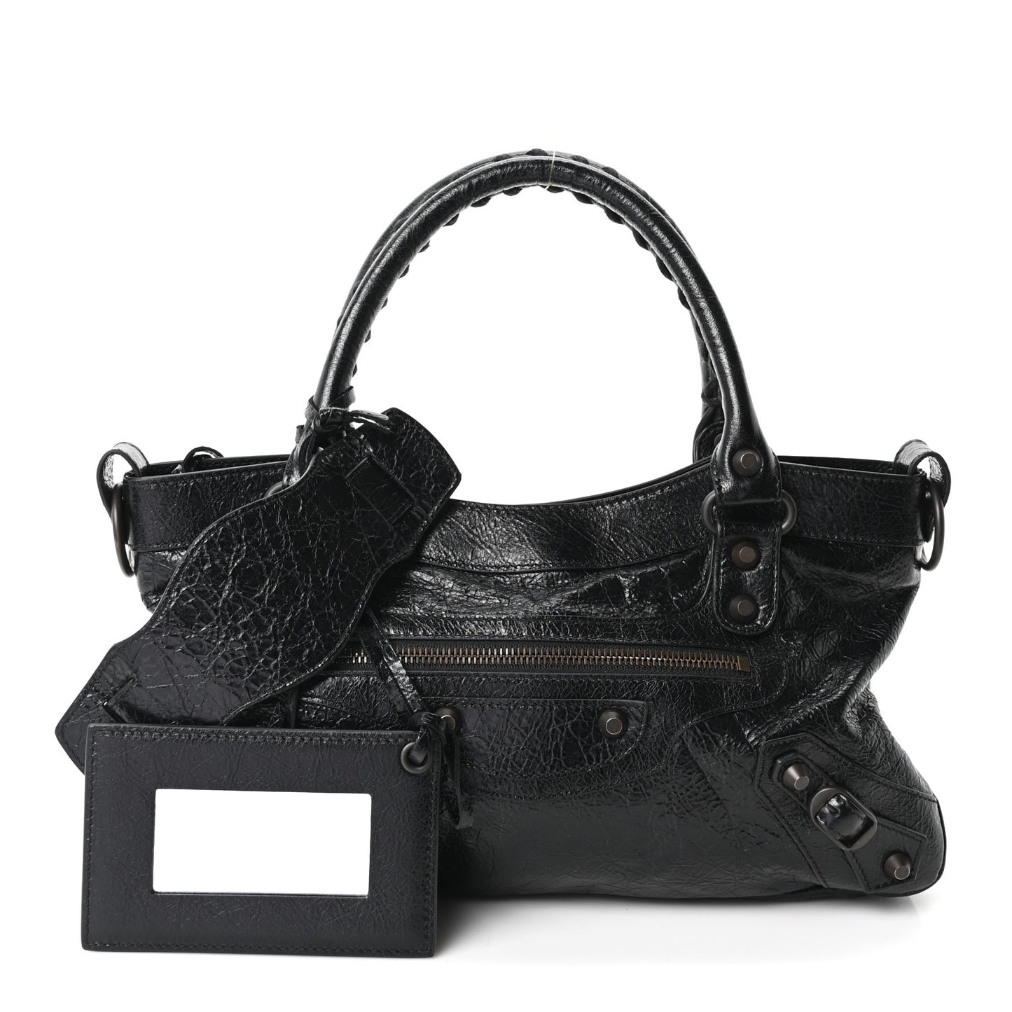 Agneau Arena Classic Hardware Le City First Bag Black