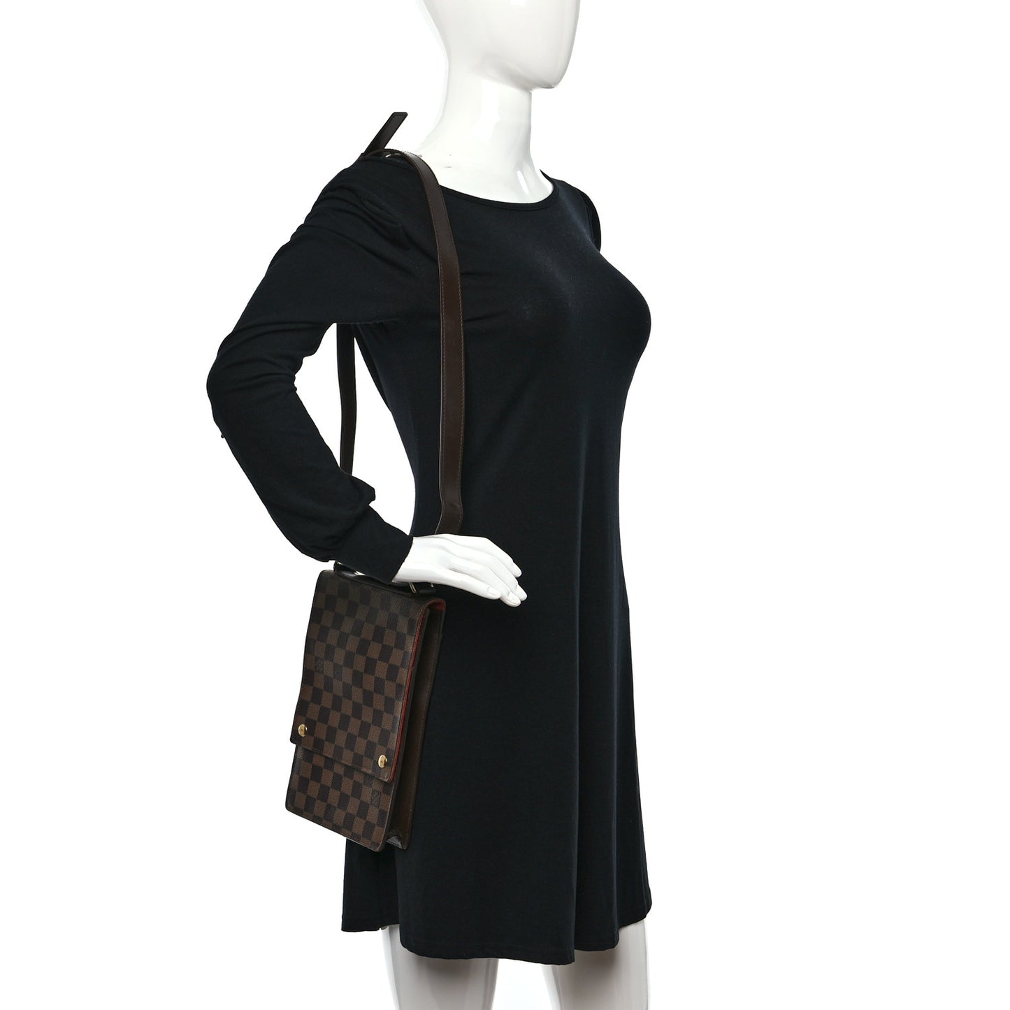 Damier Ebene Portobello Travel Shoulder Bag