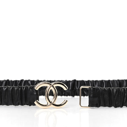 Chanel Calfskin CC Belt 75 30 Black 3 of 4