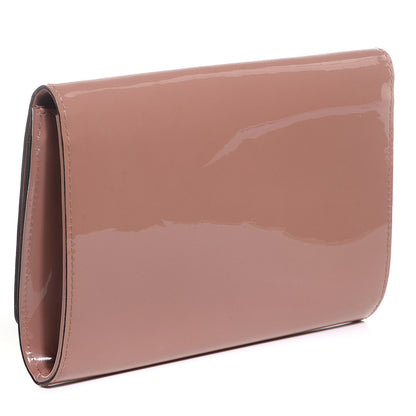 Louis Vuitton Vernis New Sobe Clutch Rose Velours 3 of 7
