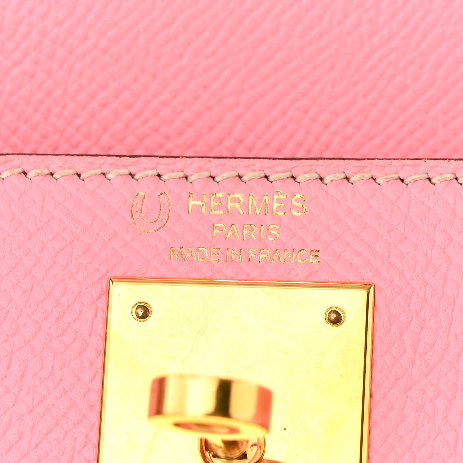 Hermes Epsom Bi-Color Horseshoe Kelly Sellier 28 Rose Confetti Rose Tyrien 6 of 14
