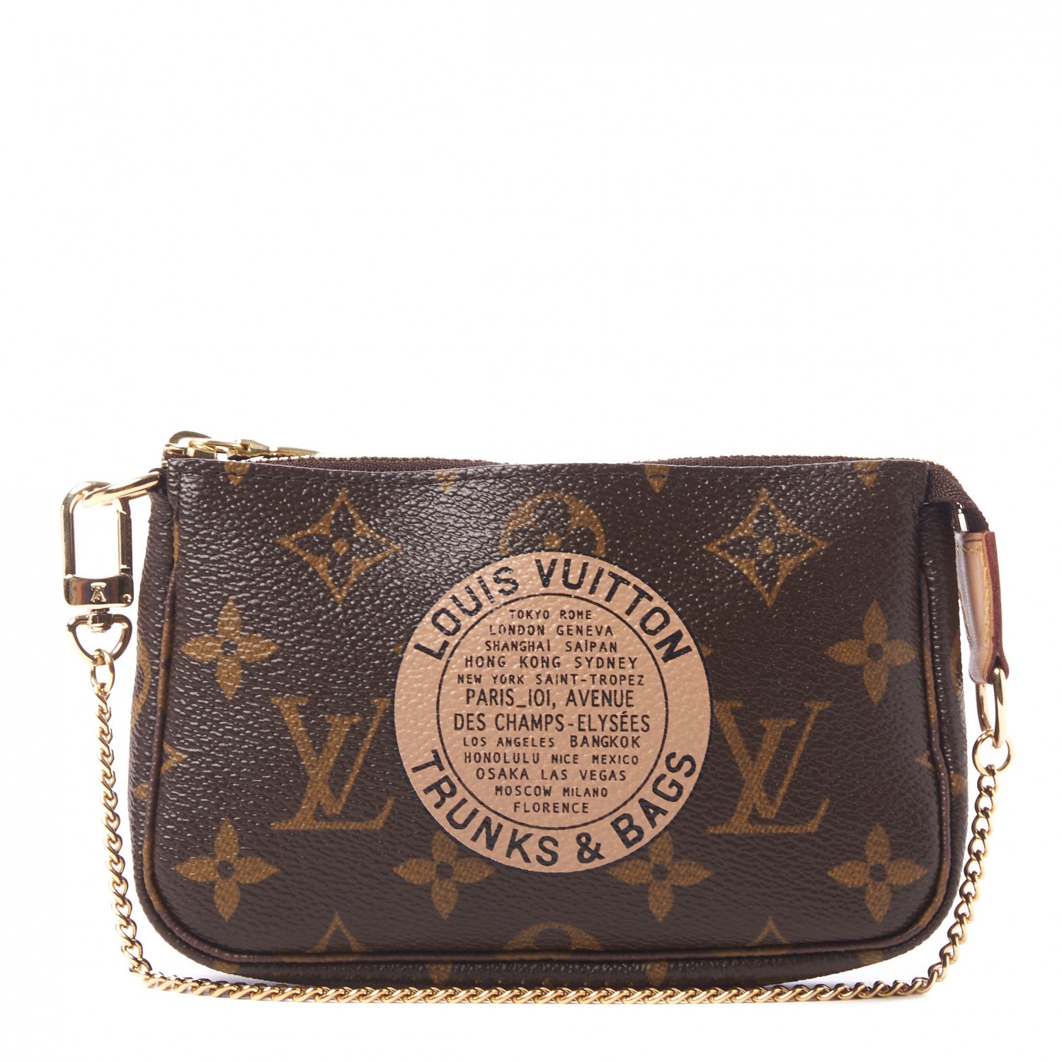 Louis Vuitton Monogram Complice Trunks and Bags Mini Pochette Accessories Beige 1 of 8