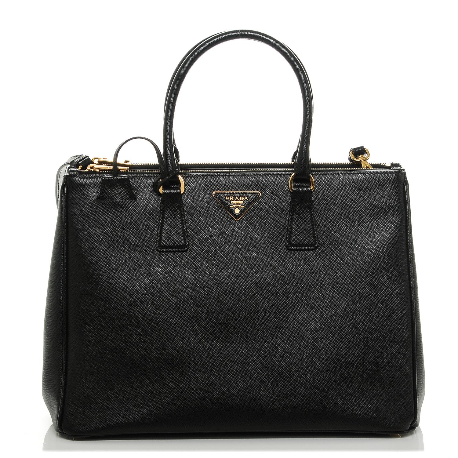 Prada Saffiano Large Galleria Double Zip Tote Black 1 of 6
