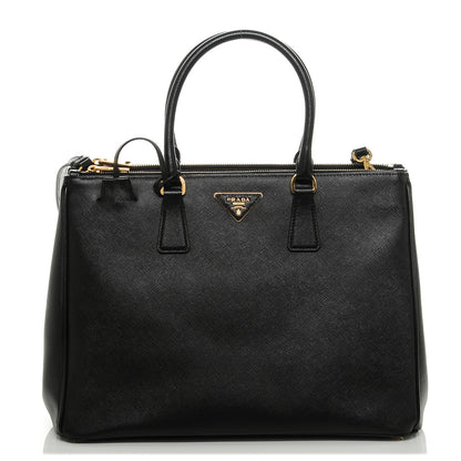 Prada Saffiano Large Galleria Double Zip Tote Black 1 of 6