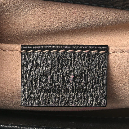 Gucci Calfskin GG Web Small Ophidia Chain Shoulder Bag Black 6 of 9