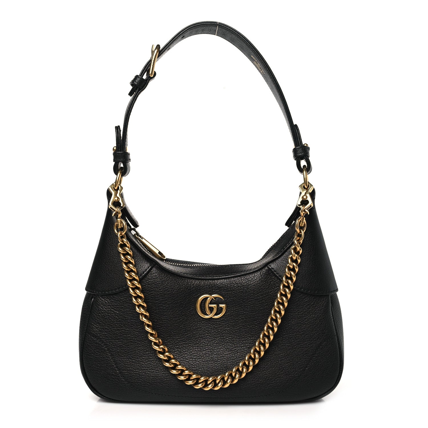 Gucci Goatskin Small Aphrodite Shoulder Bag Black 1 of 10