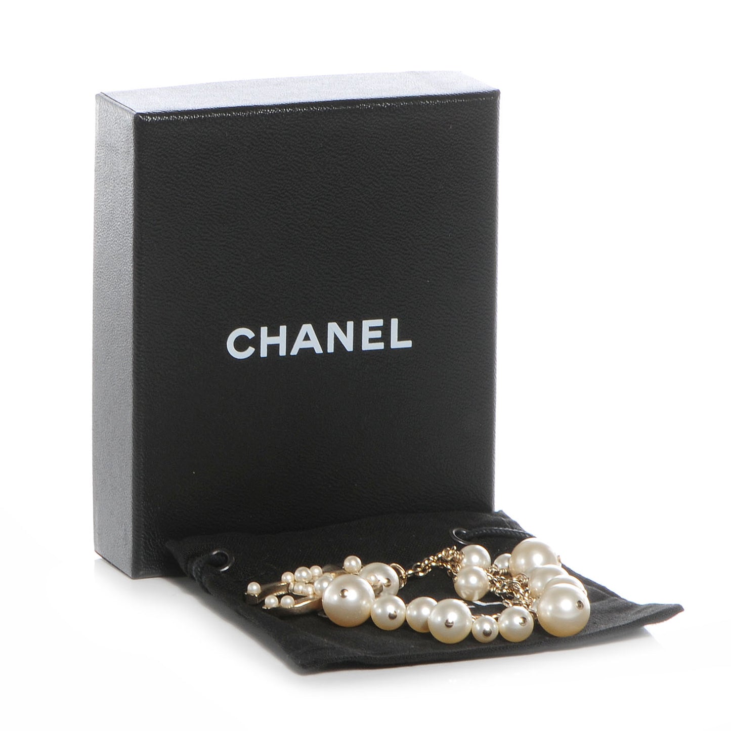 Pearl CC Bracelet Gold