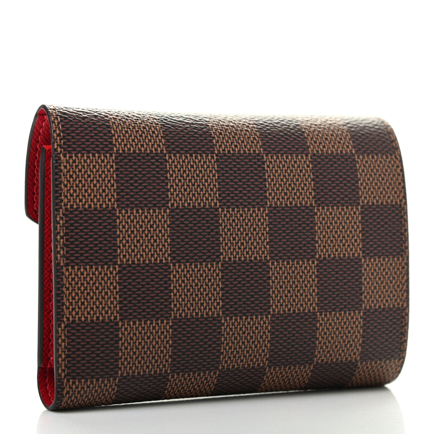 Damier Ebene Victorine Wallet Red