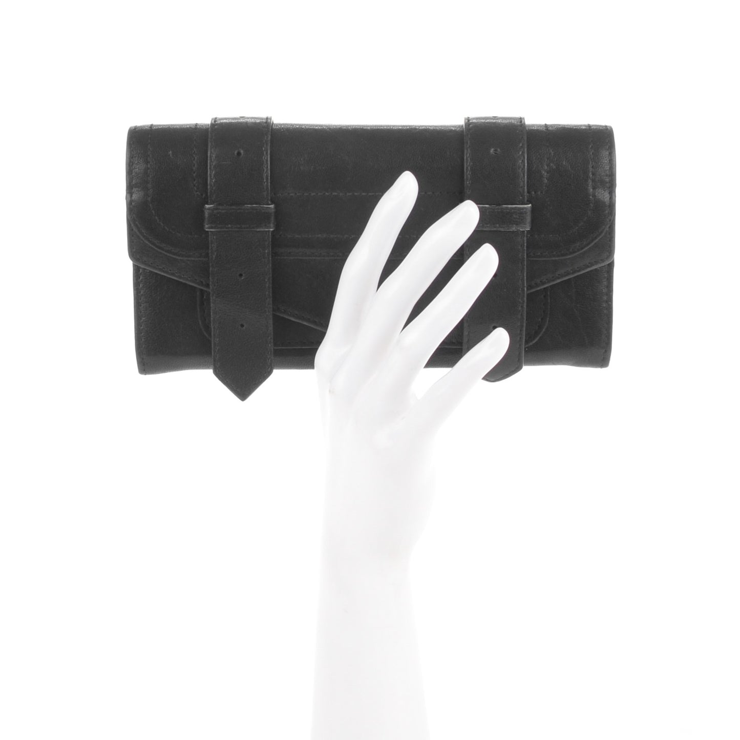 Lambskin PS1 Continental Wallet Black