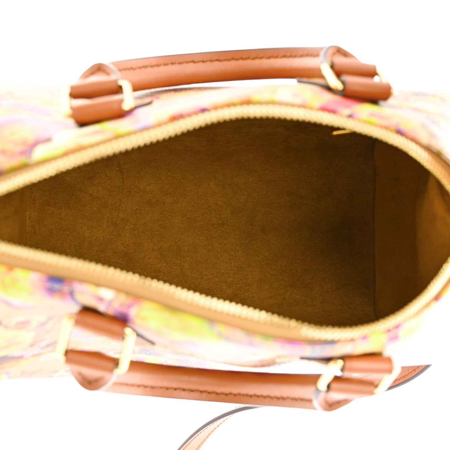 Metallic Monogram LV Garden Speedy Bandouliere 25 Gold