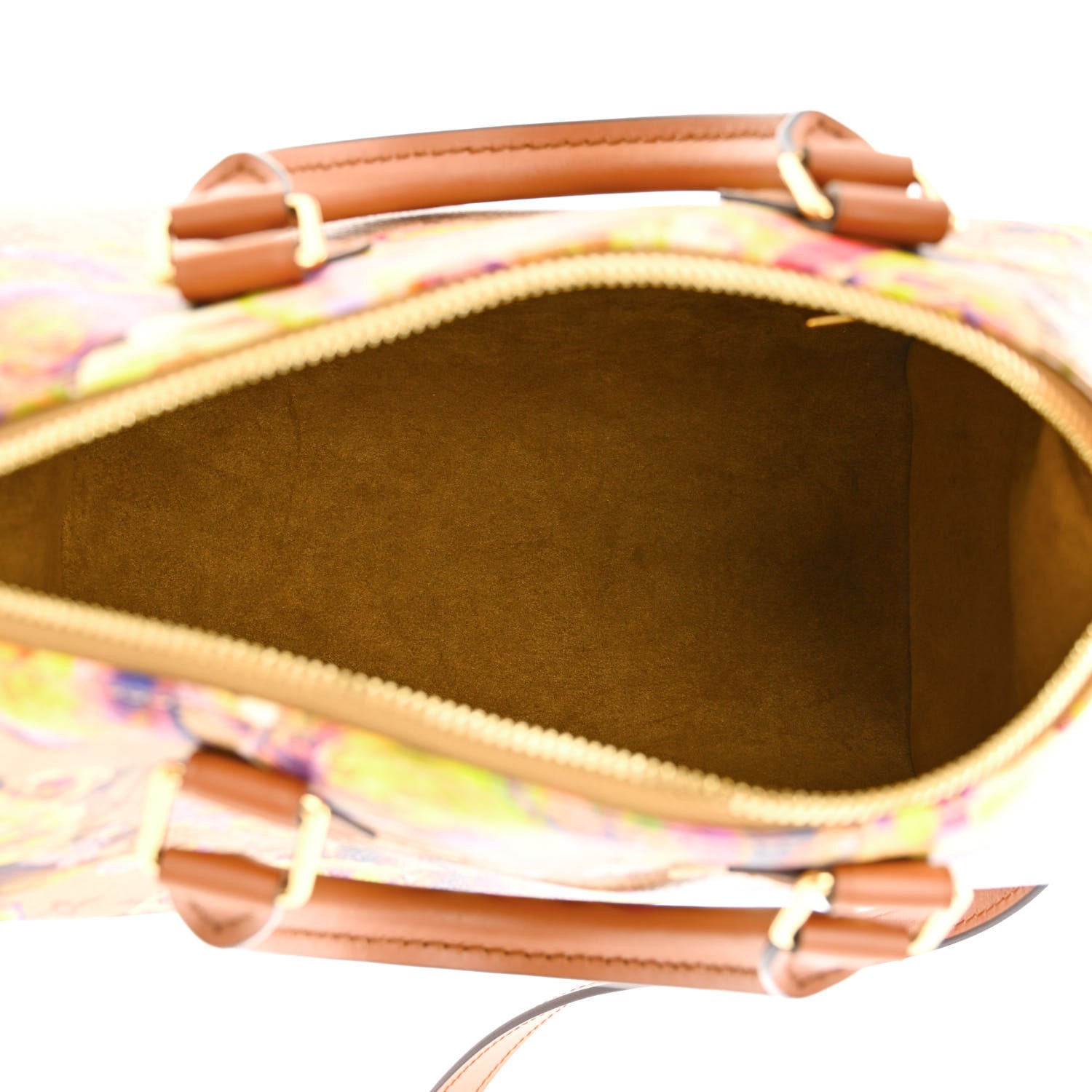 Louis Vuitton Metallic Monogram LV Garden Speedy Bandouliere 25 Gold 5 of 9