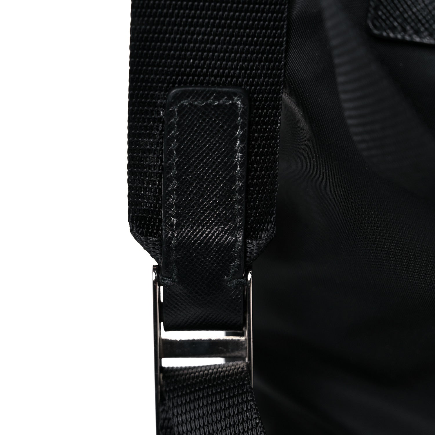 Prada Tessuto Nylon Grommet Backpack Black 18 of 21