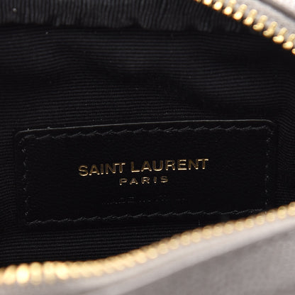 Saint Laurent Grain De Poudre Matelasse Monogram Baby Lou Camera Bag Fog 6 of 9