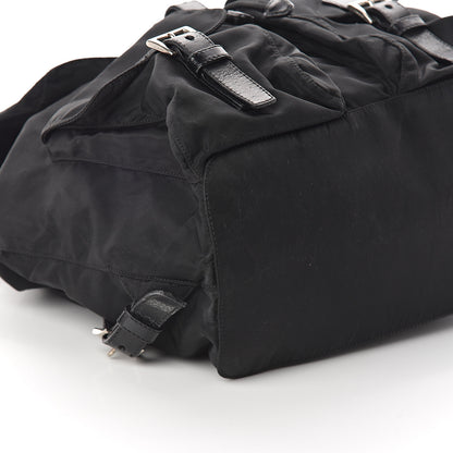 Prada Nylon Vela Medium Backpack Black 7 of 8