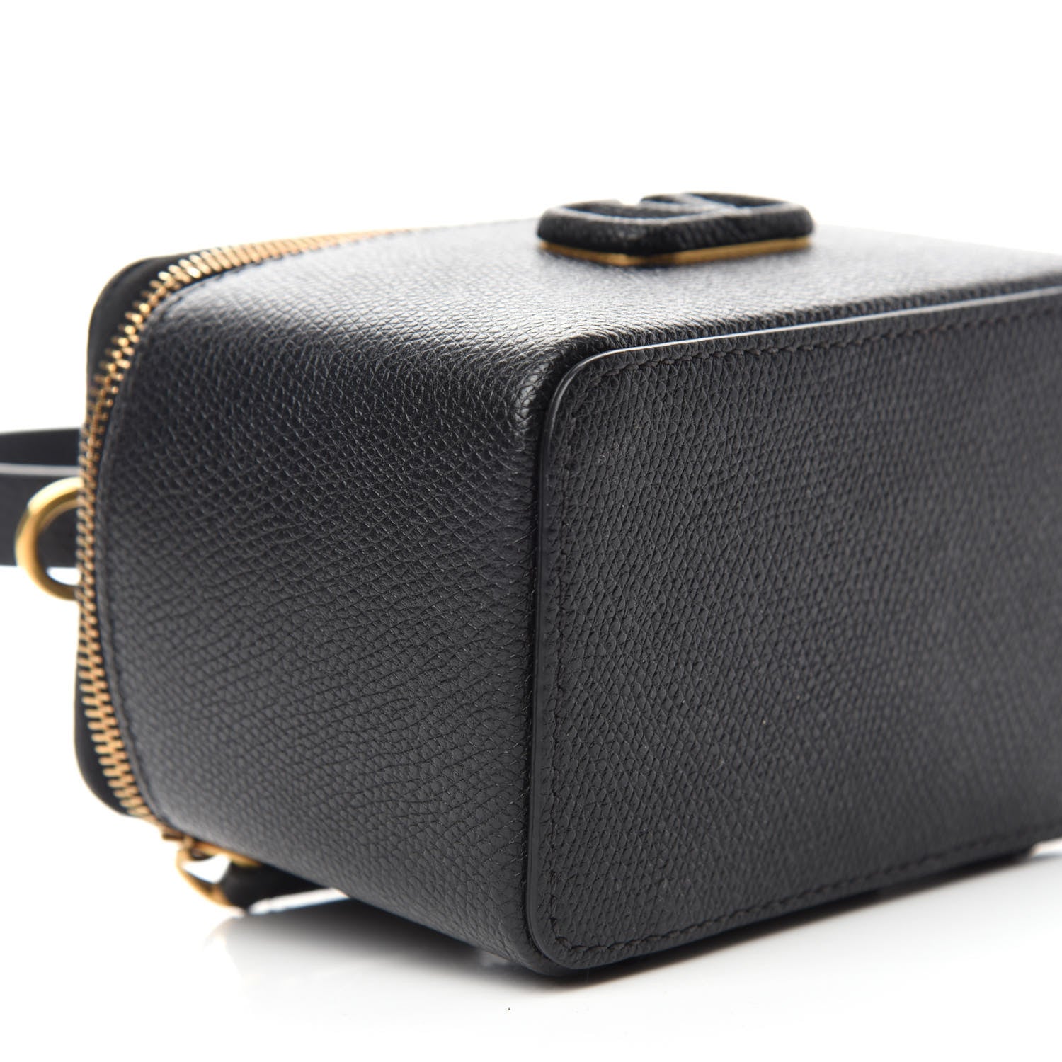 Valentino Garavani Grained Calfskin VSling Vanity Case Black 8 of 9