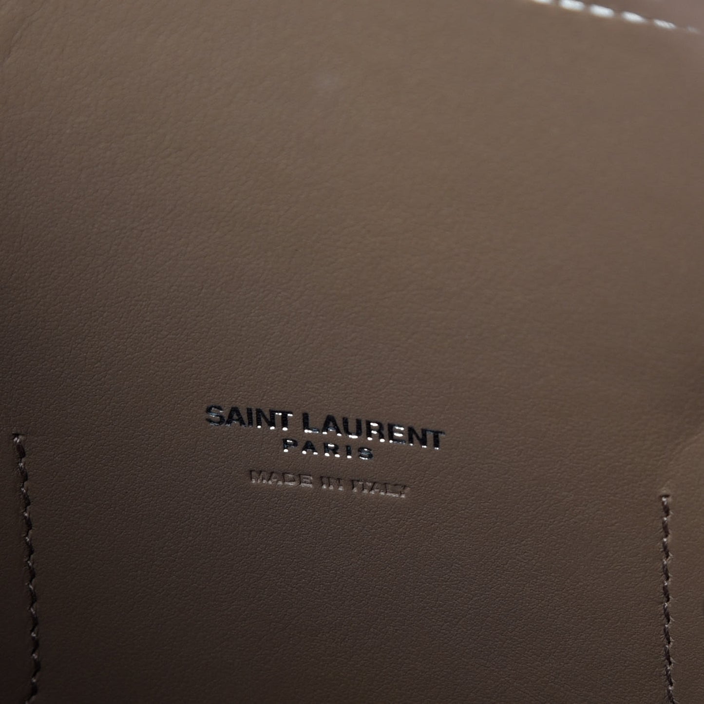 Grained Calfskin Small Sac De Jour Taupe