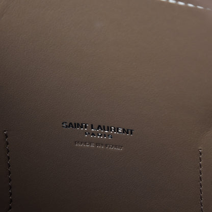 Saint Laurent Grained Calfskin Small Sac De Jour Taupe 8 of 9