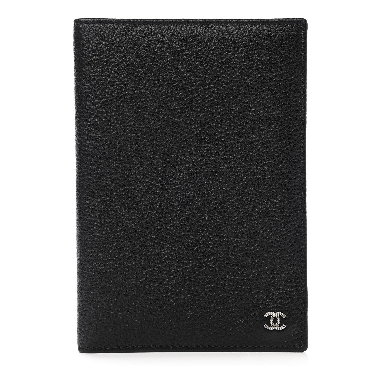 Chanel Calfskin Passport Holder Black 1 of 7