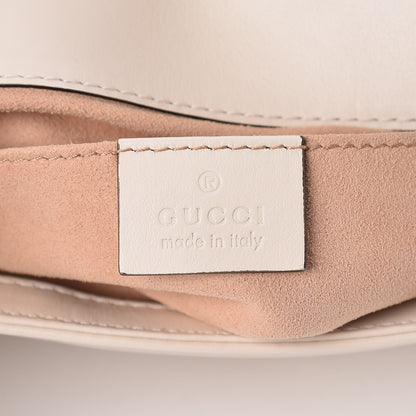 Gucci Calfskin Matelasse Mini GG Marmont Shoulder Bag White 6 of 10