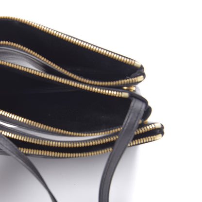 Celine Lambskin Small Trio Crossbody Bag Black 6 of 9