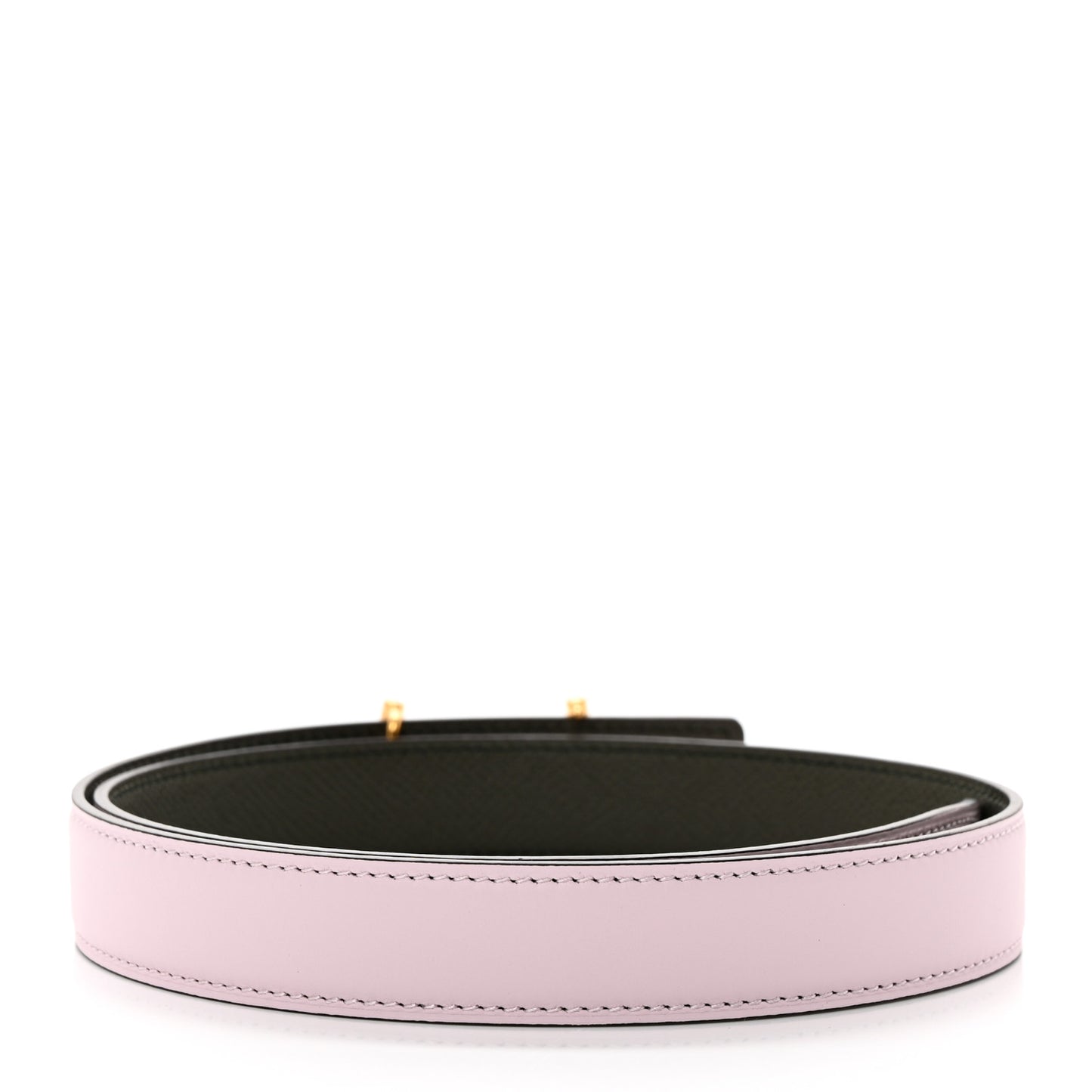 Swift Epsom 24mm Gamma Gourmette Belt 70 28 Vert De Gris Mauve Pale