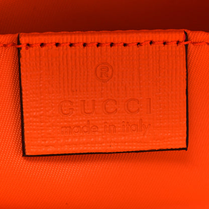 Gucci GG Supreme Monogram Banana Childrens Tote Beige Ebony Multicolor Carrot Orange 6 of 10
