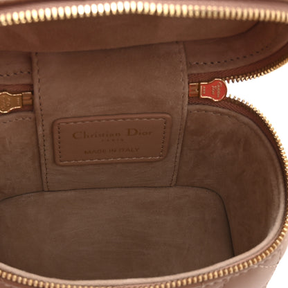 Christian Dior Lambskin Cannage Micro Lady Dior Vanity Case Rose Des Vents 5 of 10