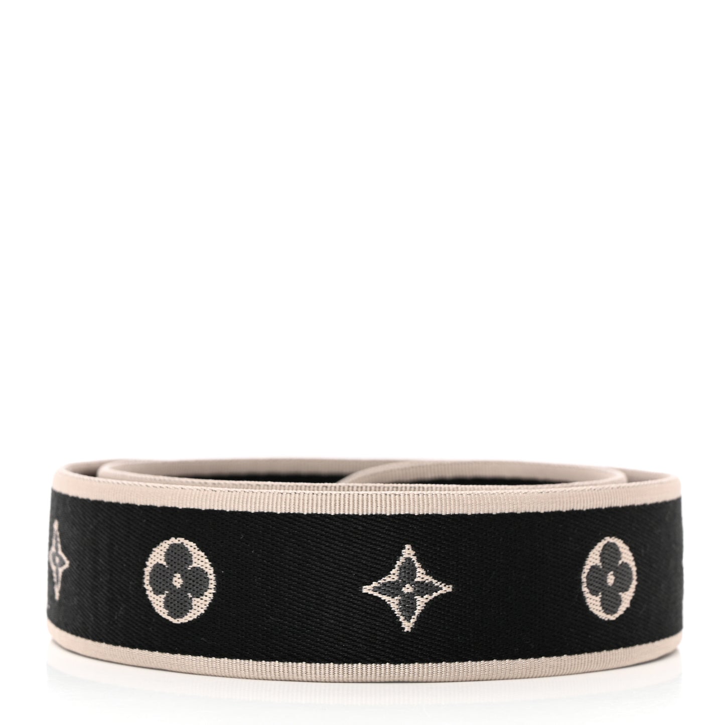 Jacquard Diane Shoulder Strap Black Ivory