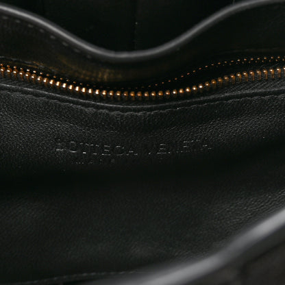 Bottega Veneta Lambskin Maxi Intreccio Padded Chain Cassette Crossbody Bag Black 6 of 9
