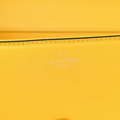 Valentino Garavani Calfskin Vlogo Loco Shoulder Bag Bright Lemon 6 of 11