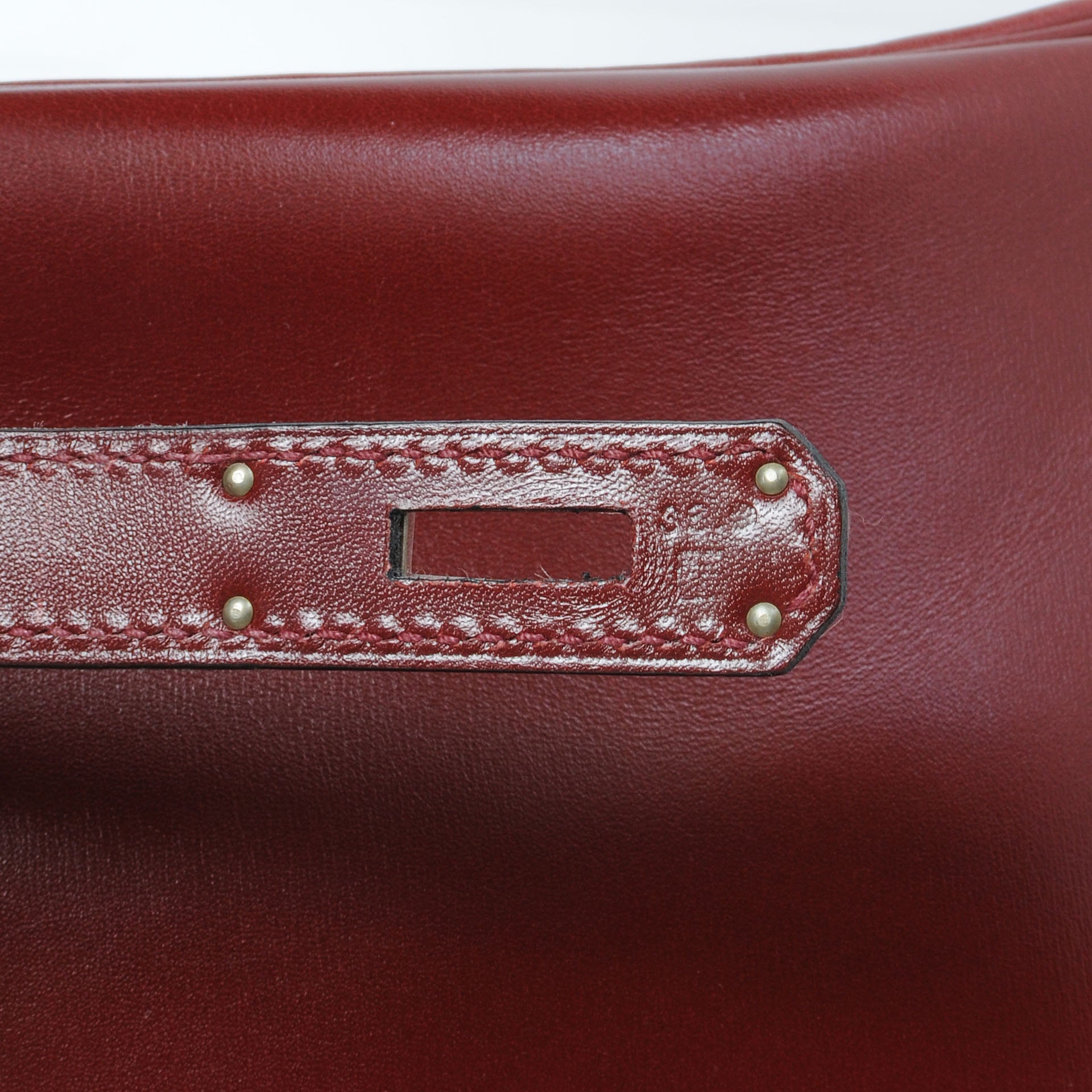 Hermes Box Calfskin Birkin 35 Rouge H 6 of 10