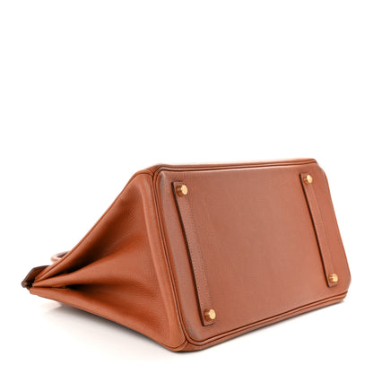 Hermes Buffle Skipper Birkin 35 Marron Glace 4 of 14