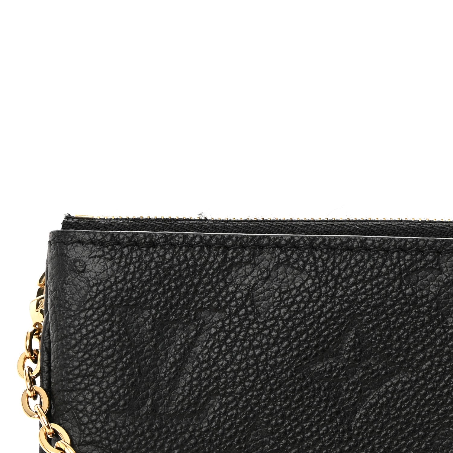 Louis Vuitton Empreinte Double Zip Pochette Black 12 of 13